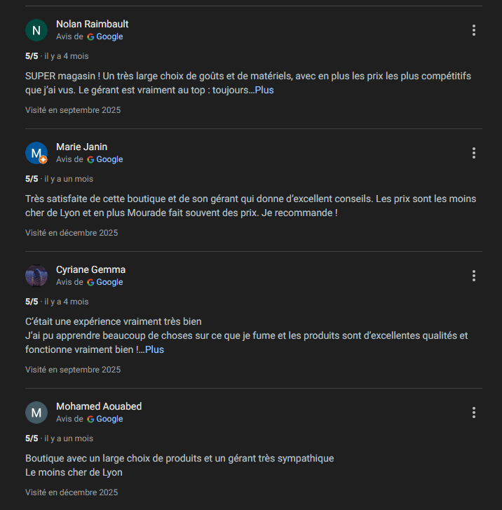 Avis Google Bulle Hit Vape